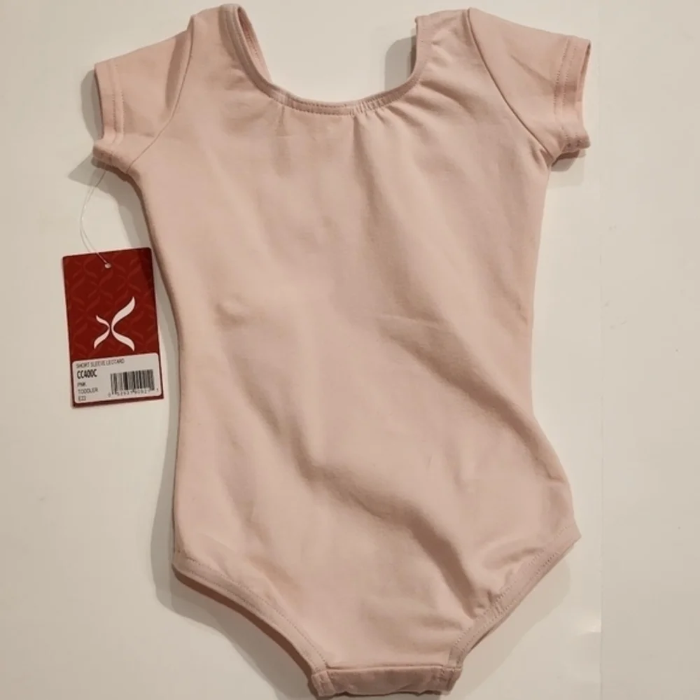 Capezio Classic Short Sleeve Leotard‎ Pink Size XSmall